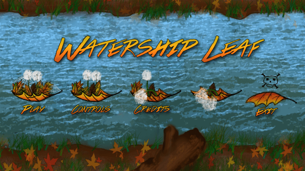 The title screen.