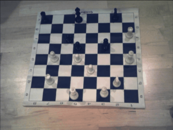 The raw image of the board that gets recieved.